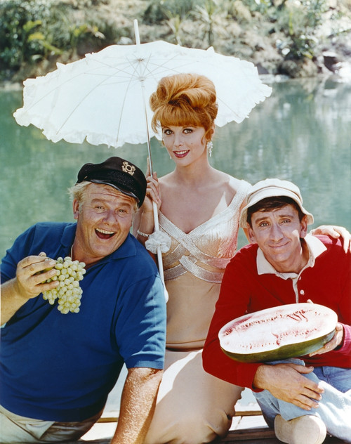 Gilligan's Island Posed Holding Fruits Photo Print - Item # VARCEL694462