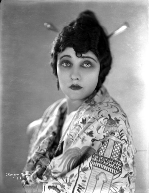 Betty Blythe on a Printed Dress Photo Print - Item # VARCEL694468