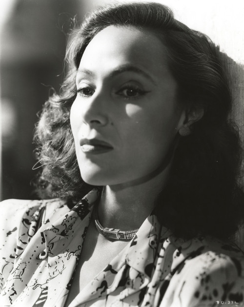 Dolores Del Rio Portrait wearing Floral Dress Photo Print - Item # VARCEL694492
