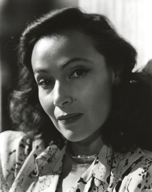 Dolores Del Rio Portrait wearing Printed Blouse Photo Print - Item # VARCEL694518