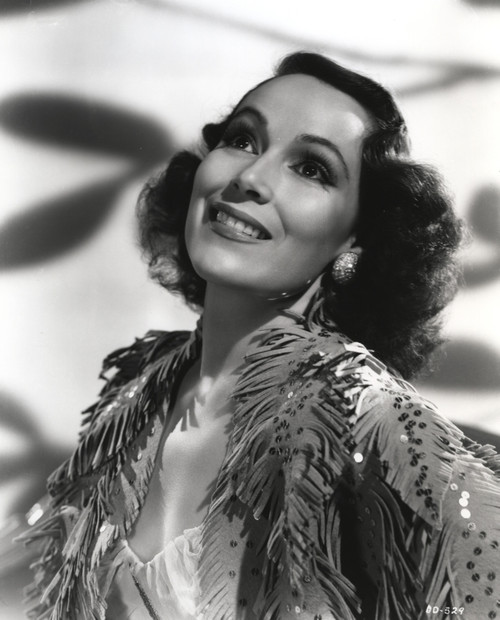 Dolores Del Rio Portrait wearing Feather Dress Photo Print - Item # VARCEL694556