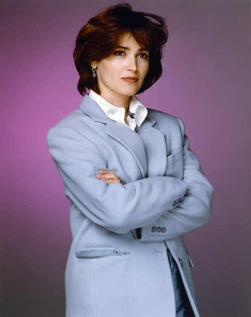 Kim Delaney Posed in Glossy Dress Photo Print - Item # VARCEL694600