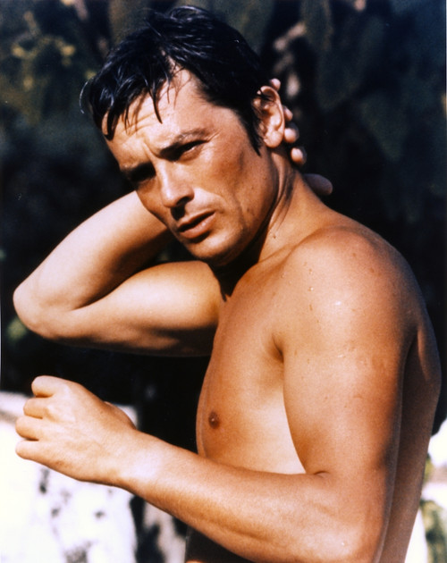 Alain Delon Posed Topless Photo Print - Item # VARCEL694633