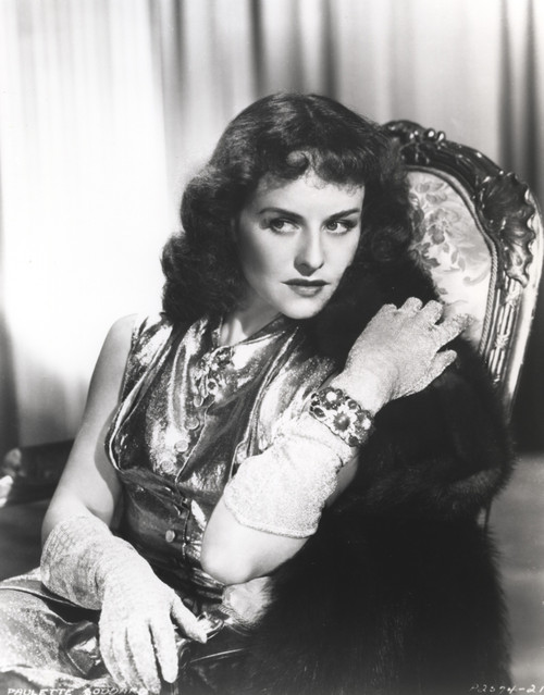 Paulette Goddard sitting Portrait Photo Print - Item # VARCEL694642