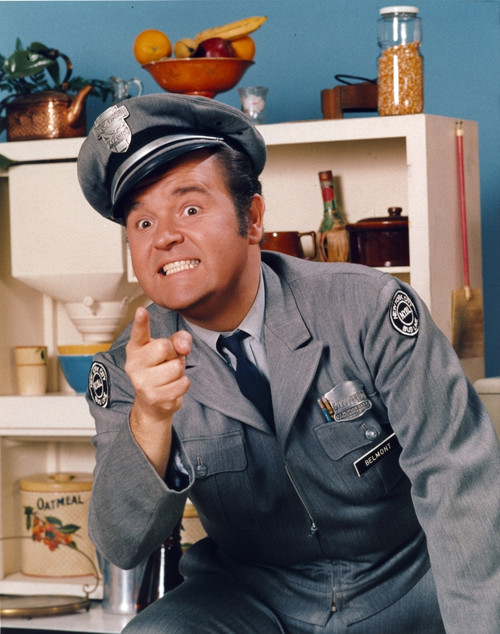 Dom Deluise Pointing in Police Uniform Photo Print - Item # VARCEL694658