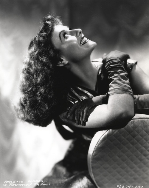 Paulette Goddard Posed with Evening Gloves Photo Print - Item # VARCEL694678