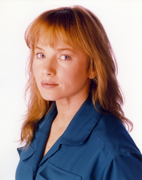 Rebecca Demornay Whit Background Close Up Portrait Photo Print - Item # VARCEL694686