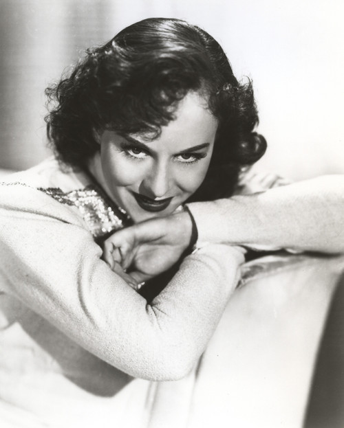 Paulette Goddard Posed in Long Sleeve Photo Print - Item # VARCEL694727