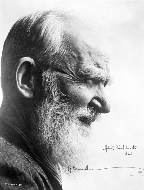 A Portrait Of George Bernard Shaw Photo Print - Item # VARCEL694820