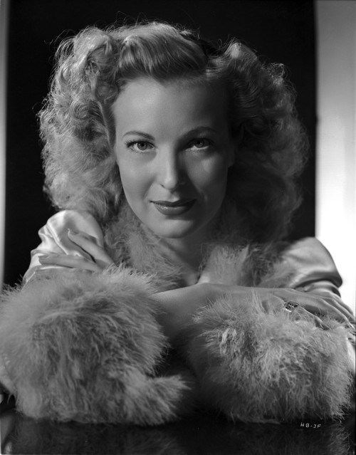 Hillary Brooks in a Furry Sleeve and smiling Photo Print - Item # VARCEL694870