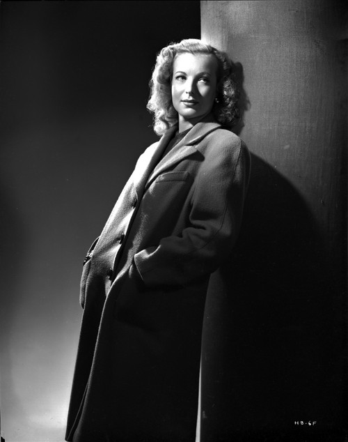 Hillary Brooks in Coat with Hands on Pocket Photo Print - Item # VARCEL694915