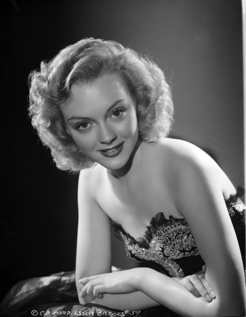 Leslie Brooks wearing Sparkling Lingerie in Classic Portrait Photo Print - Item # VARCEL694934