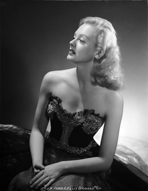Leslie Brooks posed in Elegant in Classic Portrait Photo Print - Item # VARCEL694942