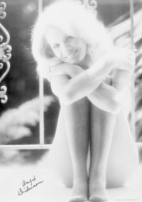 Angie Dickinson Nude Black and White Portrait Photo Print - Item # VARCEL695072