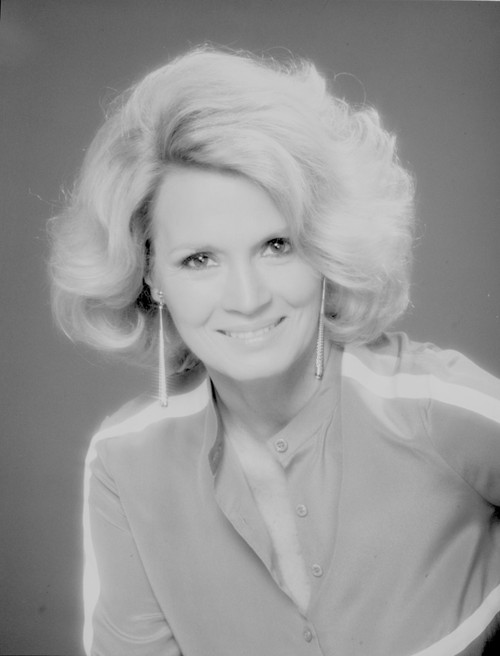 Angie Dickinson Looking at the Camera wearing Long Earrings Classic Close Up Portrait Photo Print - Item # VARCEL695138