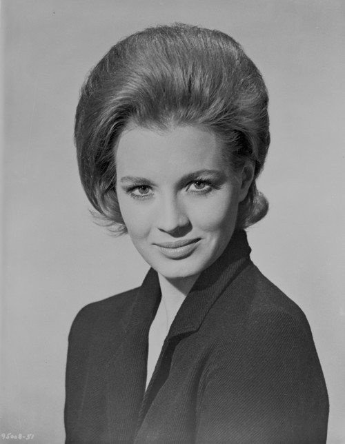 Angie Dickinson Looking at the Camera wearing a Black Suit Classic Close Up Portrait Photo Print - Item # VARCEL695166