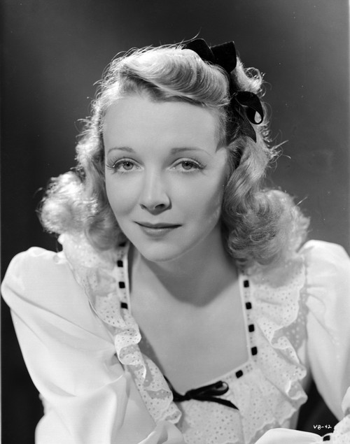 Virginia Bruce smiling in White Blouse Photo Print - Item # VARCEL695200