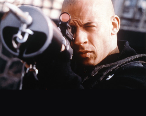 Vin Diesel Aiming Harpoon Gun in XXX Movie Photo Print - Item # VARCEL695206