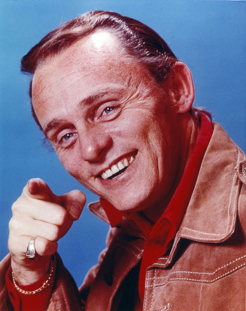 Frank Gorshin Posed in Red Shirt Pointing at the Photographer Photo Print - Item # VARCEL695251