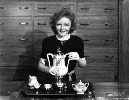 Nancy Carroll Holding Tea Pot in Classic Photo Print - Item # VARCEL695423