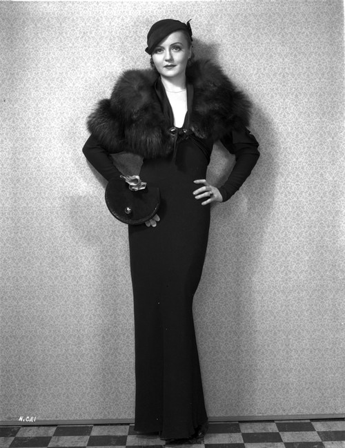 Nancy Carroll Hands on Waist in Classic Photo Print - Item # VARCEL695426