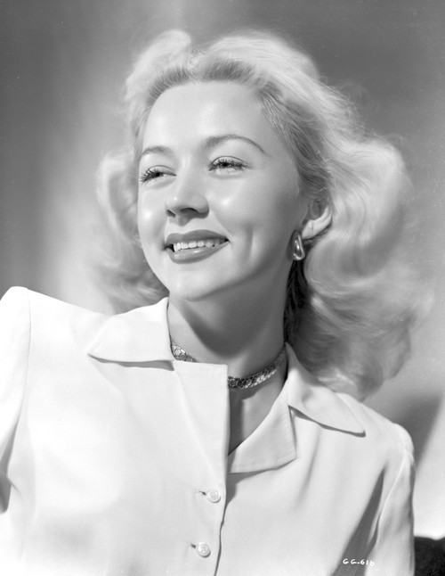 Gloria Grahame Posed in a White Polo Dress Photo Print - Item # VARCEL695450