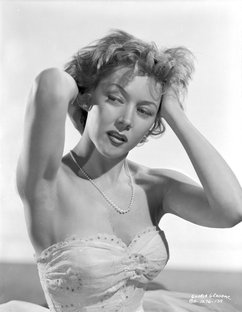 Gloria Grahame in Black and White Gown Photo Print - Item # VARCEL695435