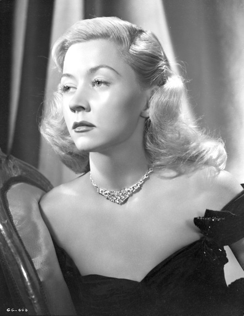 Gloria Grahame in Black Gown with Necklace Photo Print - Item # VARCEL695446