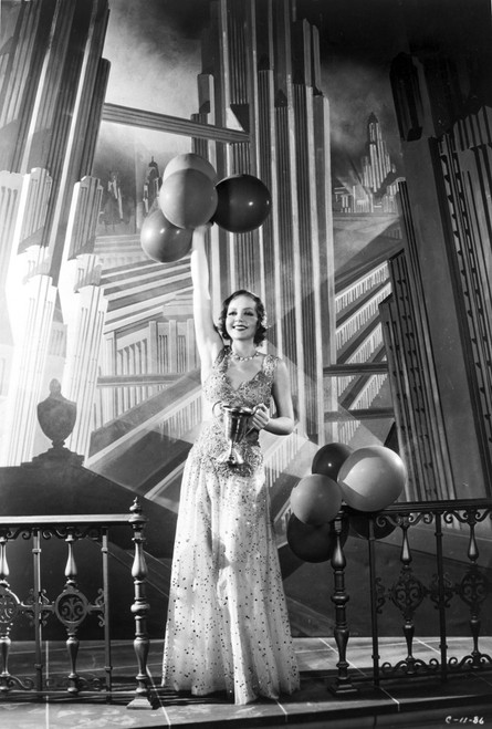 Nancy Carroll Posed in Gown Photo Print - Item # VARCEL695468