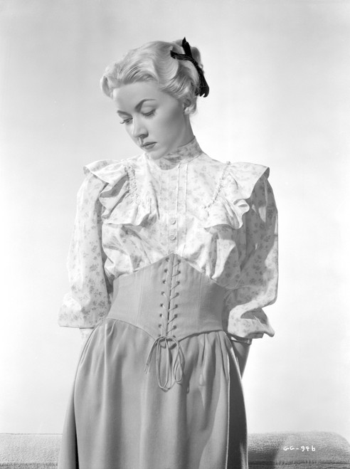 Gloria Grahame Posed in a Conservative Dress Portrait Photo Print - Item # VARCEL695493