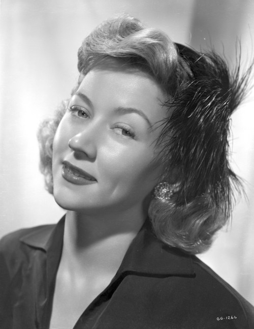 Portrait of Gloria Grahame in a Black Dress Photo Print - Item # VARCEL695482