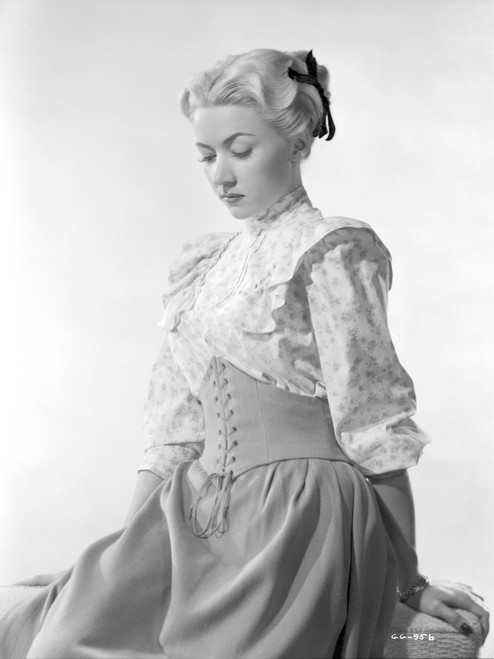 Gloria Grahame Curly Hairdo Posed in a Sexy Dress Photo Print - Item # VARCEL695558
