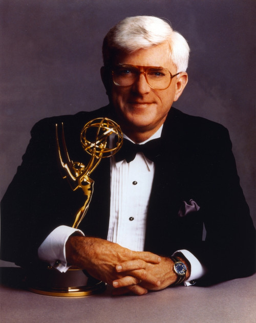 Phil Donahue in Tuxedo with Tuxedo Portrait Photo Print - Item # VARCEL695642