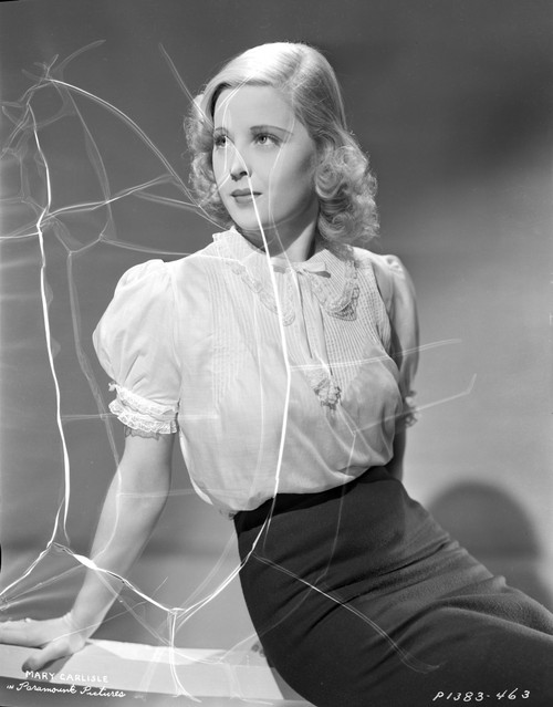 Mary Carlisle Reclining in Classic Photo Print - Item # VARCEL695656