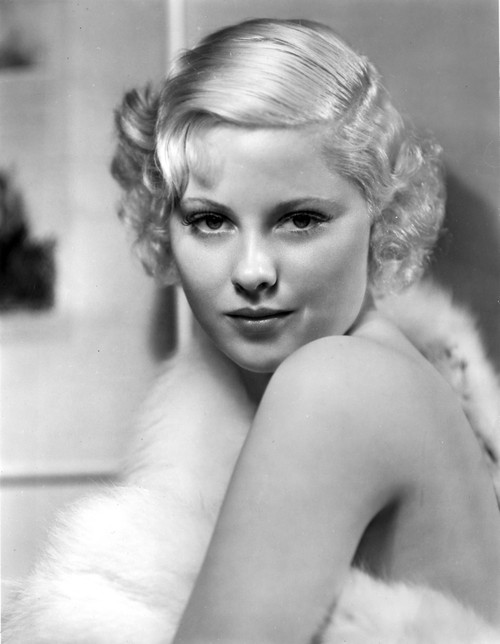 Mary Carlisle Portrait wearing Furry Dress Photo Print - Item # VARCEL695660