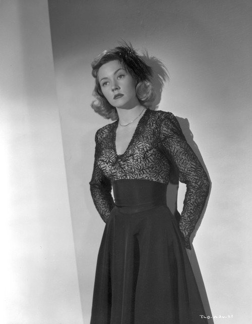 Gloria Grahame Posed in a Black Dress Photo Print - Item # VARCEL695762