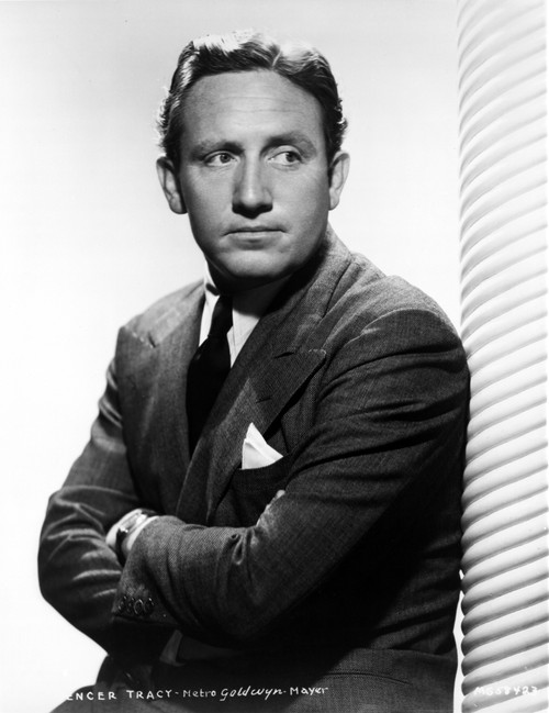Spencer Tracy posed in Suit in Classic Portrait Photo Print - Item # VARCEL695744