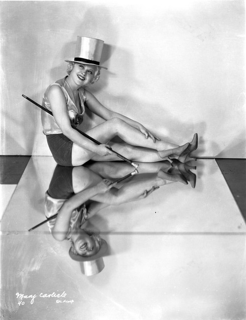 Mary Carlisle Seated in Classic Photo Print - Item # VARCEL695755