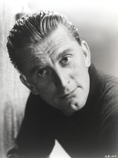 Kirk Douglas in Black Sweater Close Up Portrait Photo Print - Item # VARCEL695790