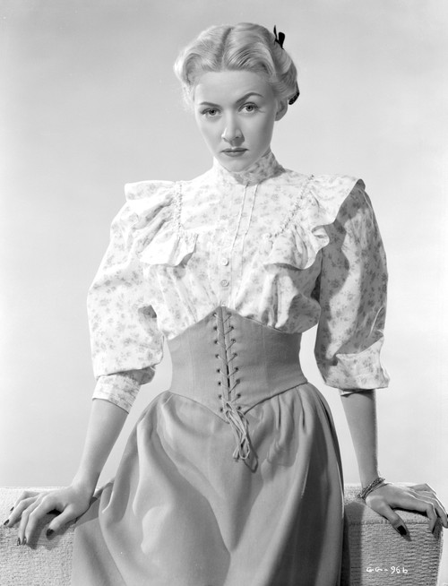 Gloria Grahame Posed in Printed Dress Photo Print - Item # VARCEL695774