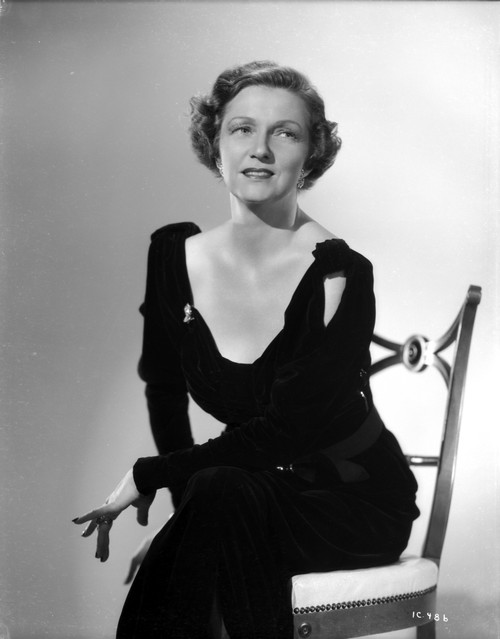 Irene Castle wearing a Sexy Black Dress Photo Print - Item # VARCEL695803