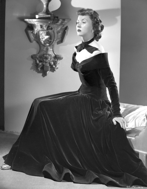 Gloria Grahame Posed in a Black Dress Photo Print - Item # VARCEL695788