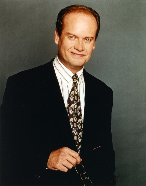 Kelsey Grammer Posed in a Black Suit and Tie Photo Print - Item # VARCEL695820