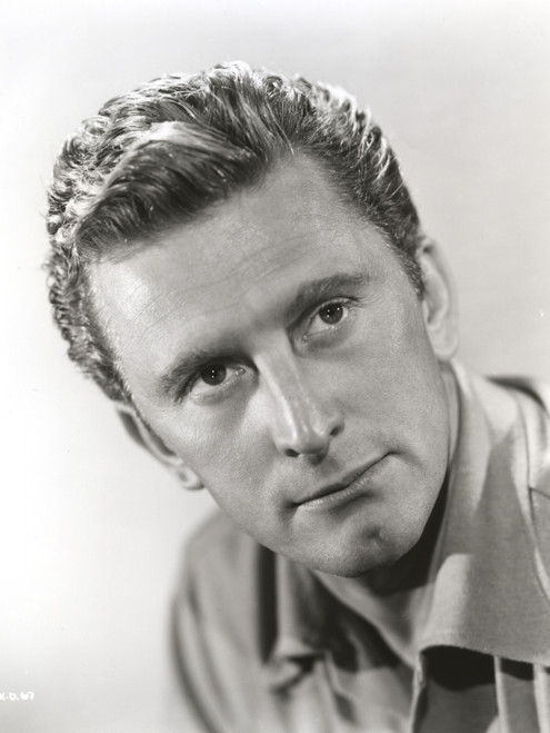 Kirk Douglas Black and White Close Up Picture Photo Print - Item # VARCEL695834