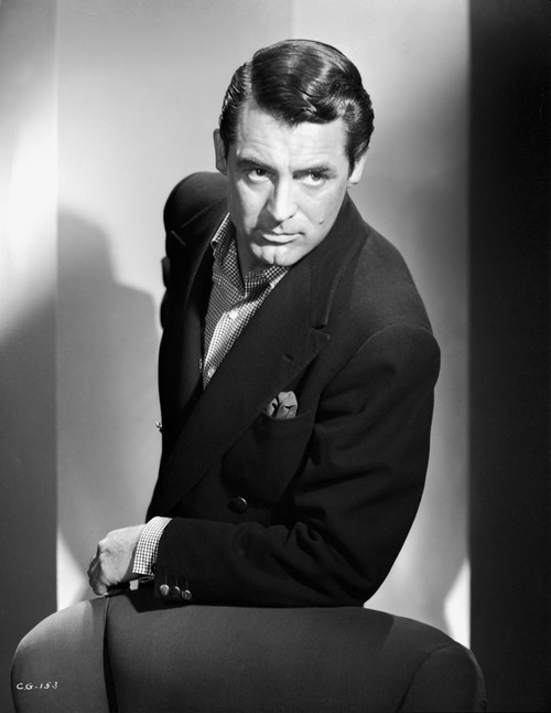 Cary Grant Dark Portrait In Suit And Tie Photo Print - Item # VARCEL695864