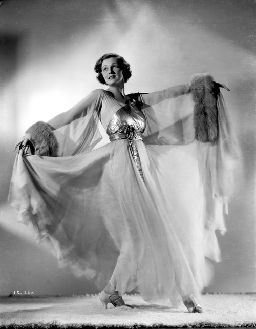 Irene Castle wearing a Gown and Swaying Photo Print - Item # VARCEL695845