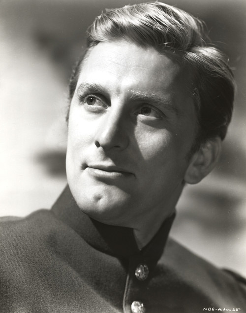 Kirk Douglas Black and White Close Portrait Photo Print - Item # VARCEL695883