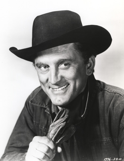 Kirk Douglas smiling in Cowboy Outfit Photo Print - Item # VARCEL695895
