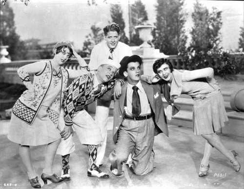 A publicity still of Rudy Vallee and co stars Photo Print - Item # VARCEL695905