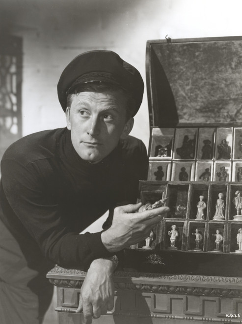 Kirk Douglas in Black Fit Sweater Portrait Photo Print - Item # VARCEL695914